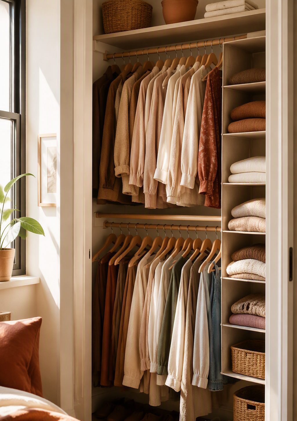 How to Double a Small Closet Without Renovating